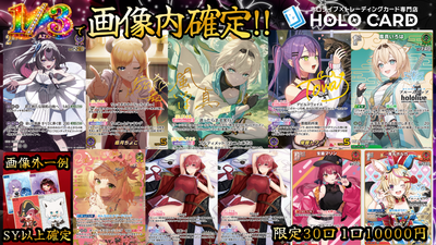 【画像外SY以上確定】1/3でで画像内確定‼💎ホロカプレミアム💎【ホロライブOCGオリパ】